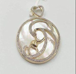 Mother and Child Pearl Diamond Pendant