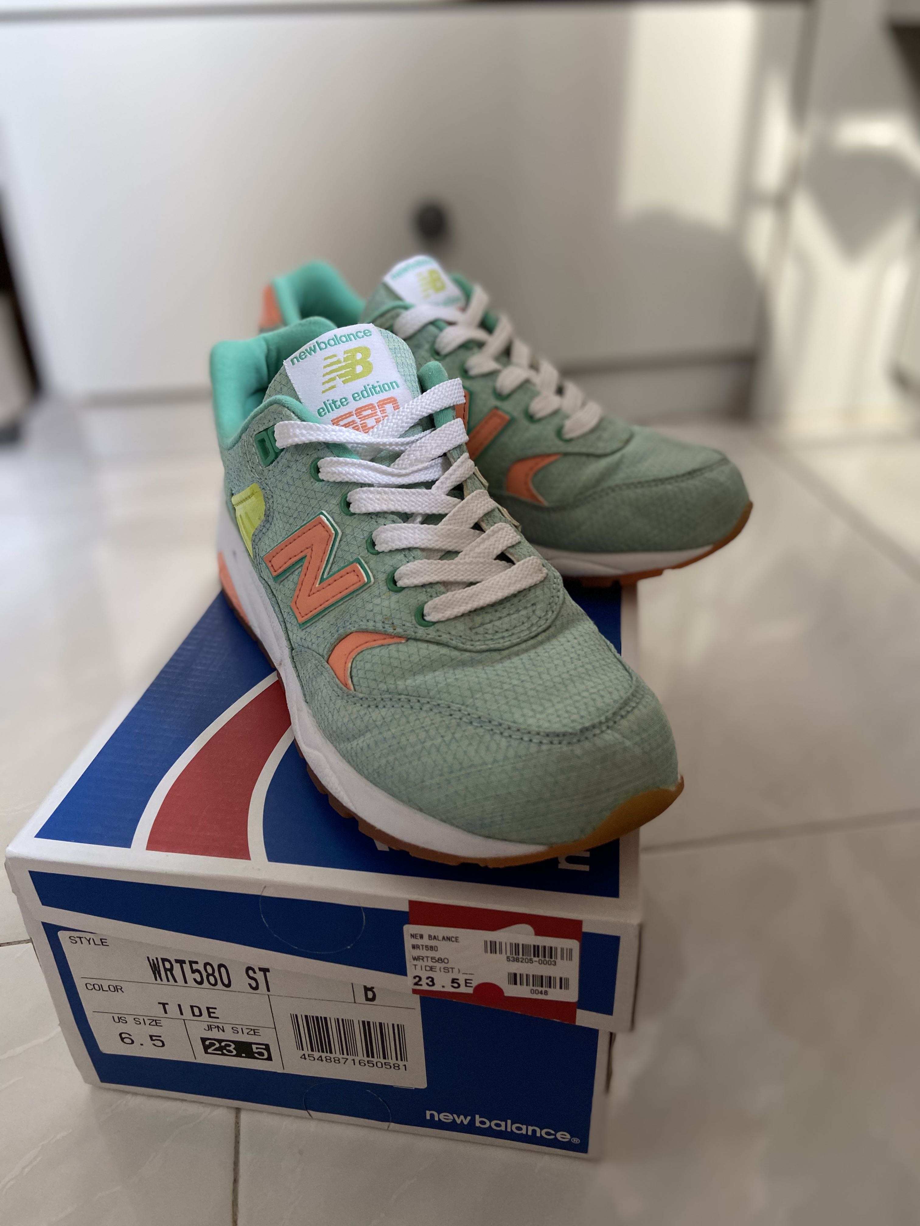 New Balance 580 Tiffany blue, 女裝, 鞋 