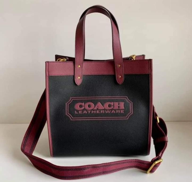 Coach field tote best sale 40 in colorblock