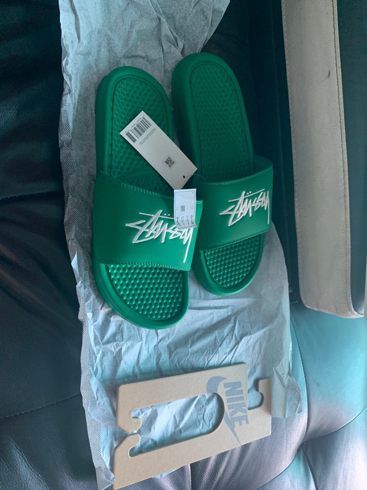 Stussy slides 2025 green