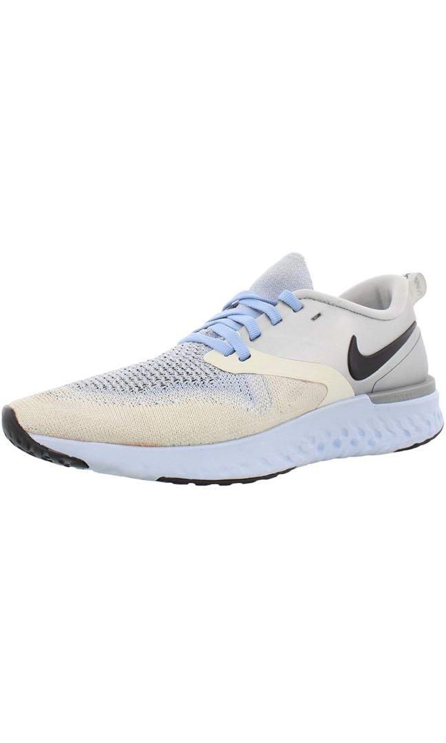 Nike Flyknit Odyssey React Womens Running Shoes 🏡 (Category: Sneakers) located in Mandaue City. Submitted by isabelle915 (Listing ID 1127319111, Image 2). Description: The Wmns Odyssey React 2 Flyknit Prm 'Silver Sail' Is A Women'S-Exclusive Shoe. The Flyknit Upper Is Accented With A Blue Toe Box, Supported By A Metallic Silver Overlay On The Heel. A Tonal Heel Counter Supports The Fit, With A Black Swoosh Contrasting The Side Wall. Underfoot, M