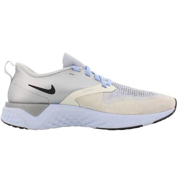 Nike Flyknit Odyssey React Womens Running Shoes 🏡 (Category: Sneakers) located in Mandaue City. Submitted by isabelle915 (Listing ID 1127319111, Image 3). Description: The Wmns Odyssey React 2 Flyknit Prm 'Silver Sail' Is A Women'S-Exclusive Shoe. The Flyknit Upper Is Accented With A Blue Toe Box, Supported By A Metallic Silver Overlay On The Heel. A Tonal Heel Counter Supports The Fit, With A Black Swoosh Contrasting The Side Wall. Underfoot, M