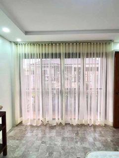 S-Fold sheer curtains