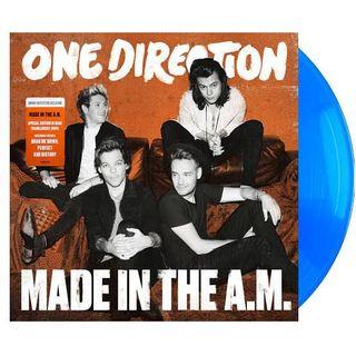 One Direction - Made in the A.M. translucent blue vinyl