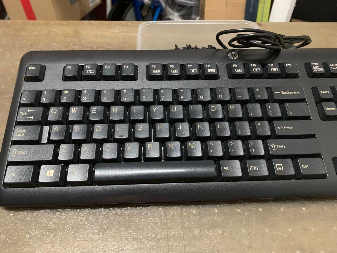 Original HP Black Series Full Size Keyboard (Category: Computer Keyboard) located in Paranaque City. Submitted by seb_trading (Listing ID 1127323750, Image 2). Description: almost new usb keyboard all keys working all black series full size with keypad last price.