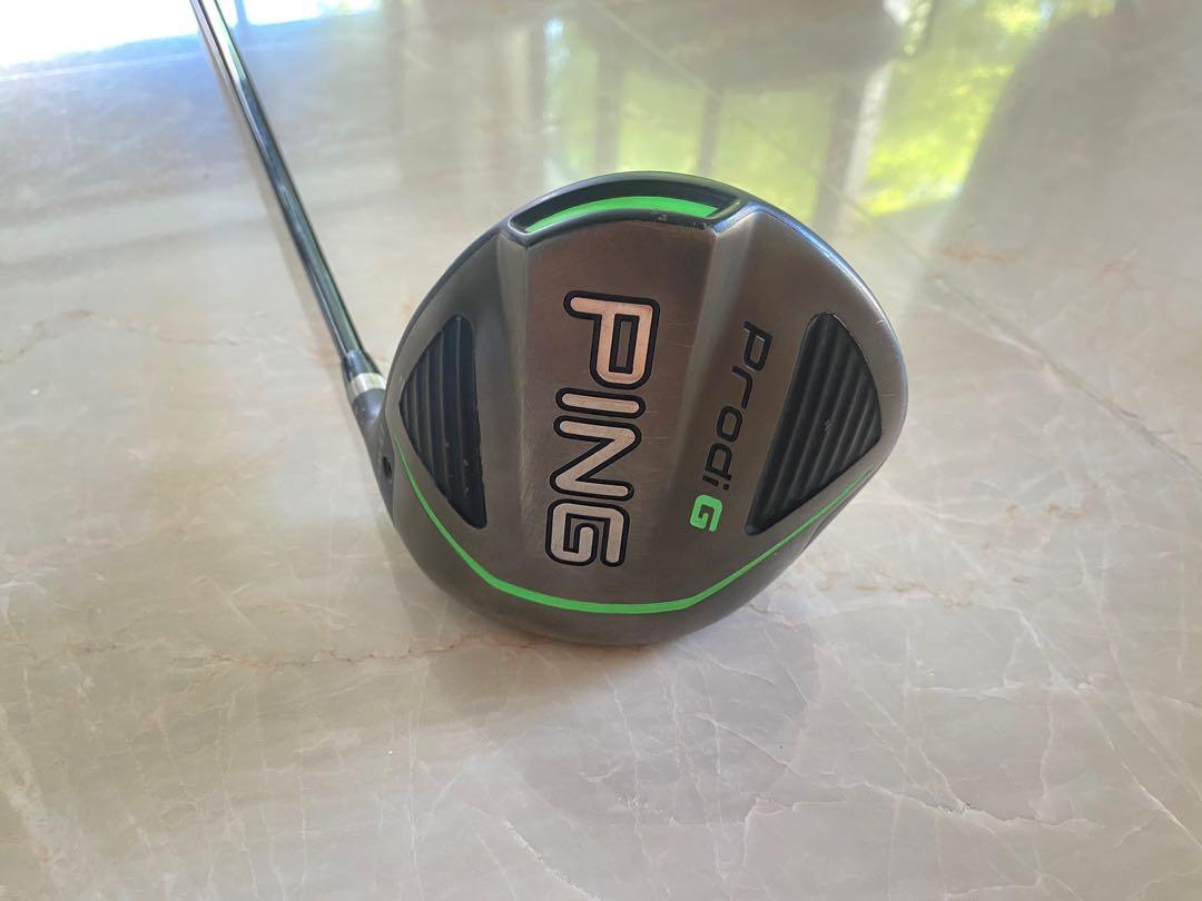 Ping Prodi G Junior Driver + Ping Junior Golf Bag, Sports Equipment