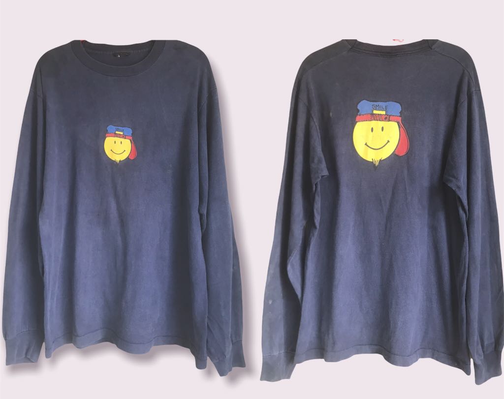 RARE VINTAGE 90's SMILEY FACE SHIRT 
