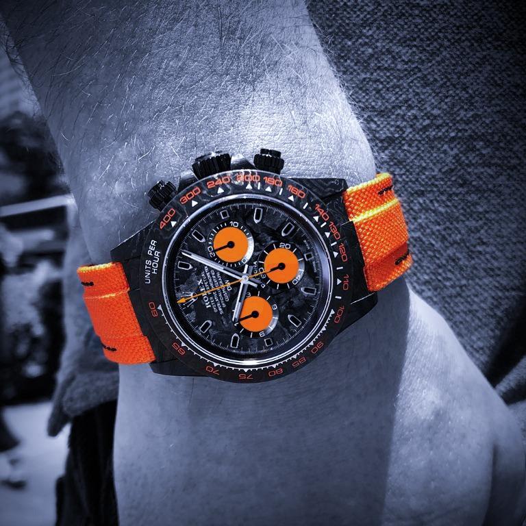 Rolex 勞力士DiW Carbon Daytona “ALL CARBON ORANGE EDITION