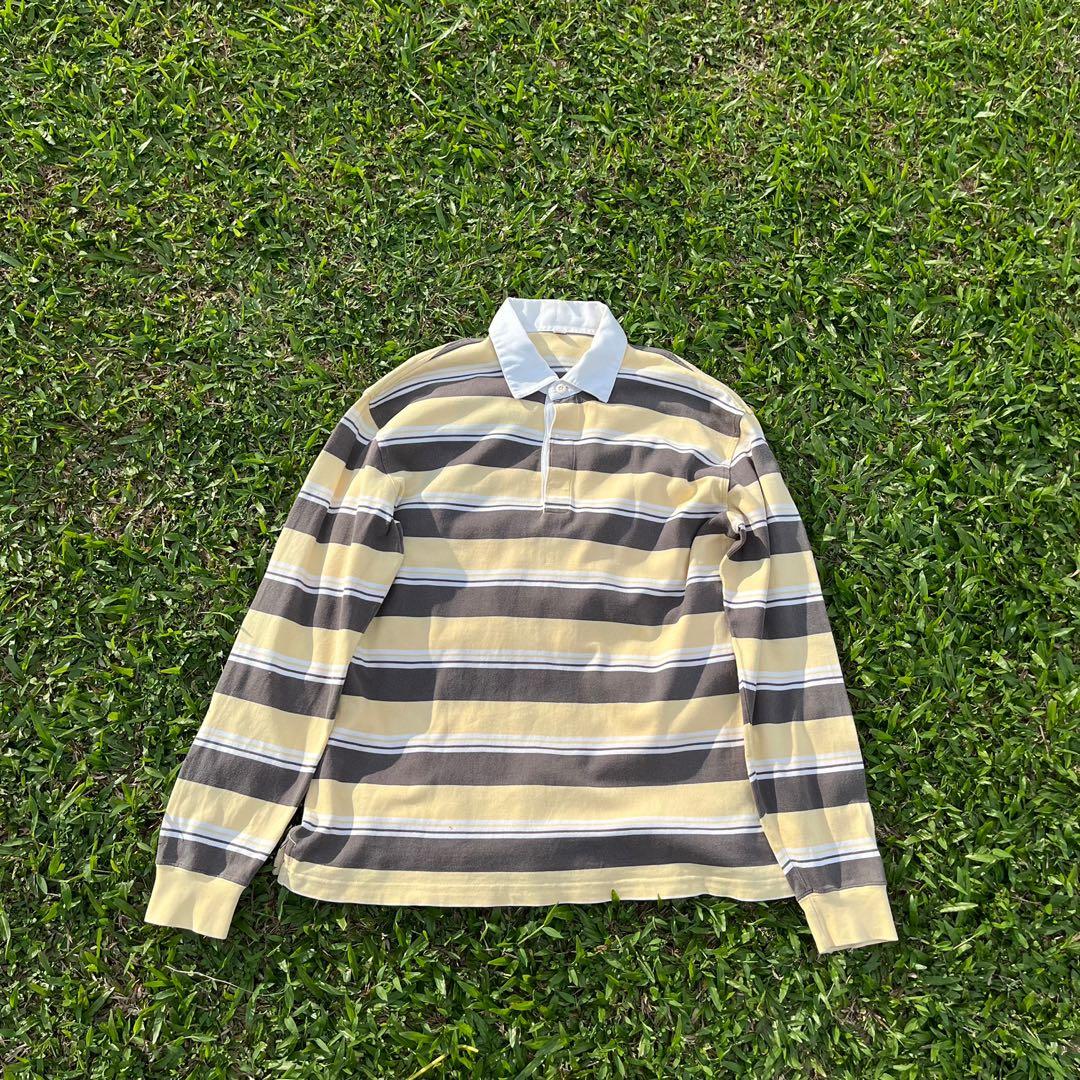 Rugby Shirt Uniqlo, Men's Fashion, Tops & Sets, Tshirts & Polo Shirts