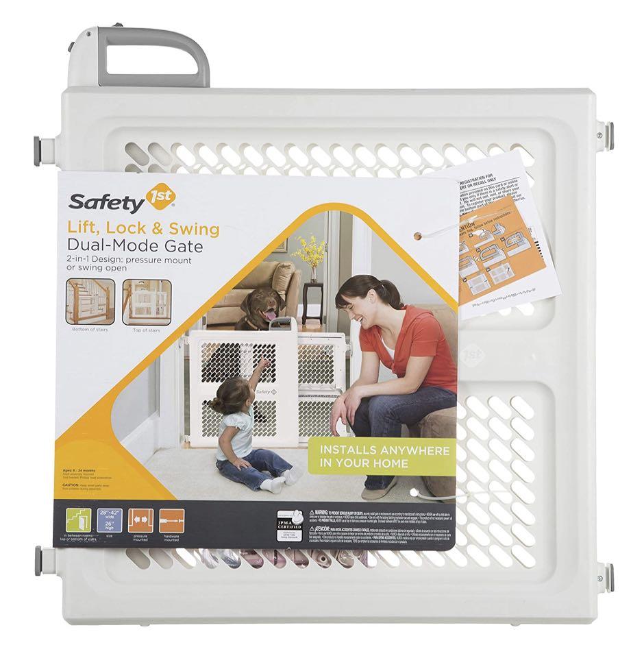 Safety First Lift Lock Swing DualMode Gate, Babies & Kids, Baby