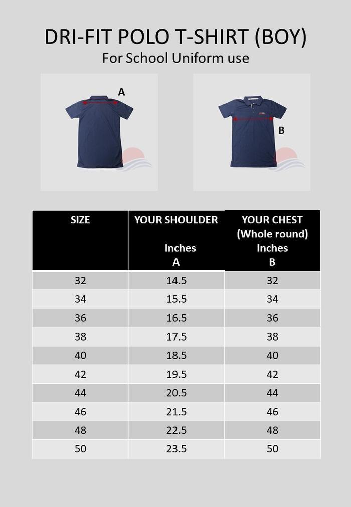 Boys dri fit uniform shirts sales