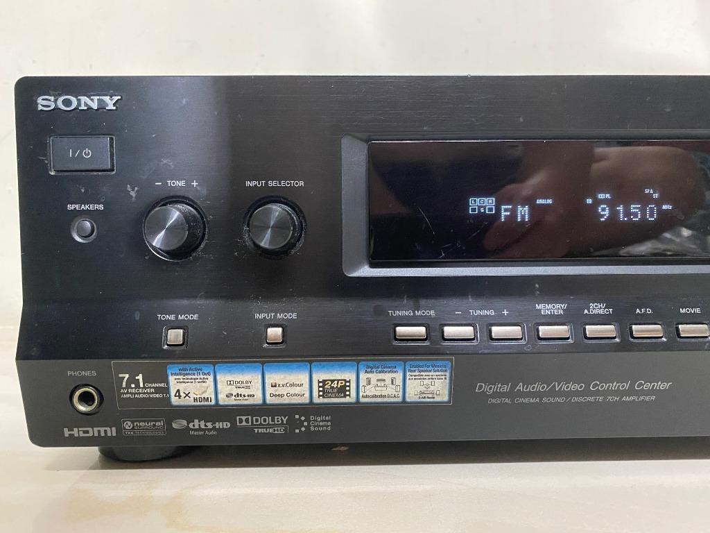 SONY STR DH800 收音劇院 7.1 環繞擴大機 HDMI 藍光 環繞擴大機 含全新代用遙控器, 耳機及錄音音訊設備
