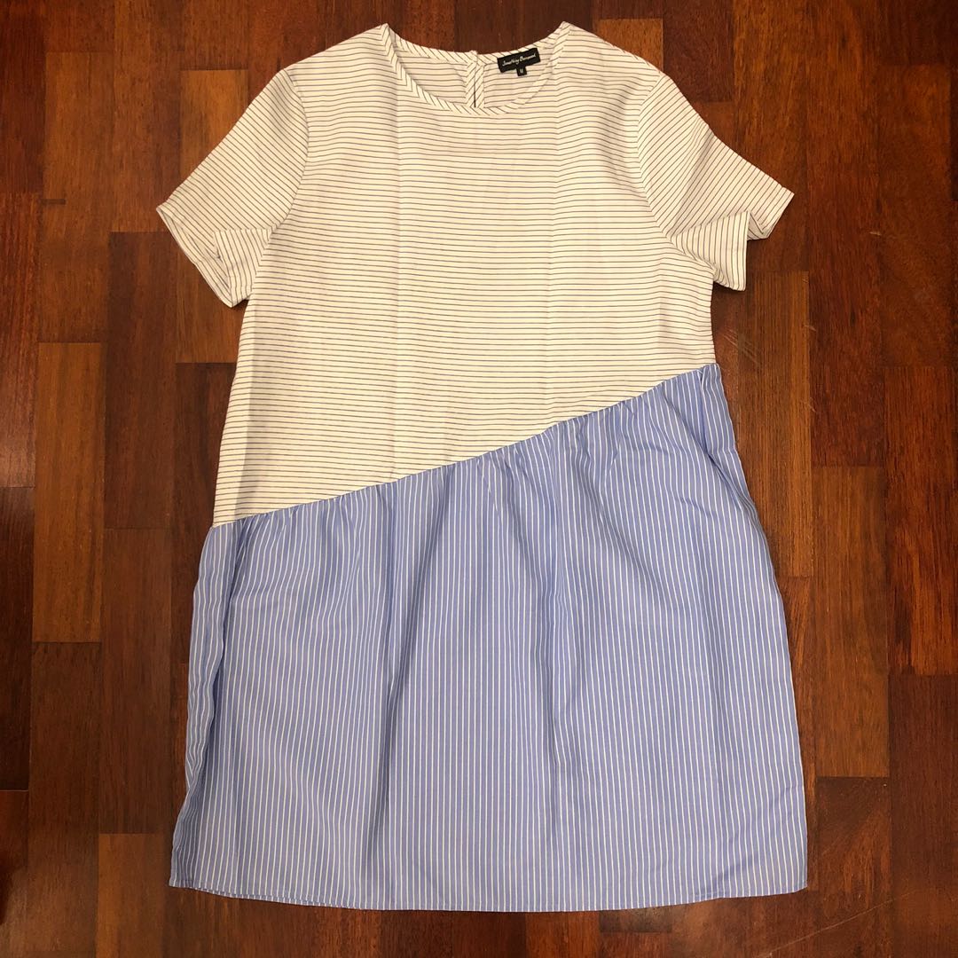 STRIPE BABYDOLL DRESS, Women's Fashion, Muslimah Fashion, Dresses on ...