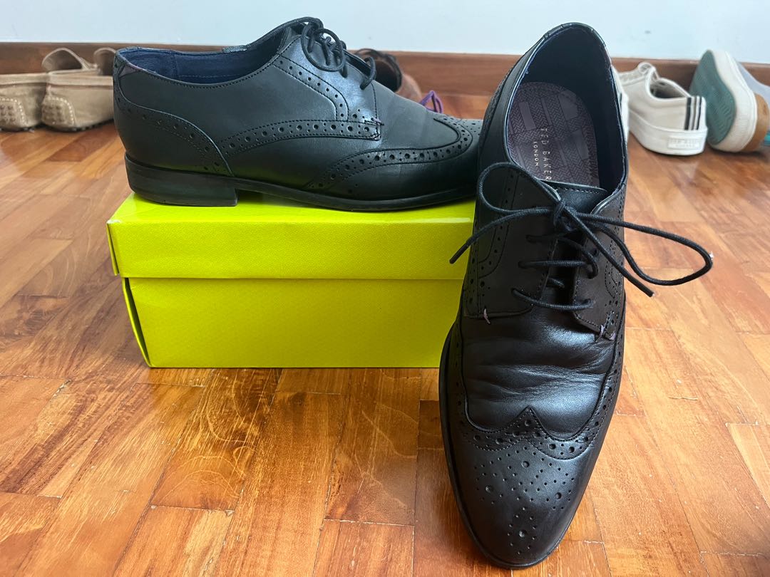 ted baker black brogues