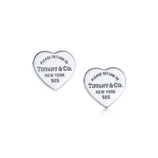 Tiffany and Co. Sterline Silver Heart Earrings