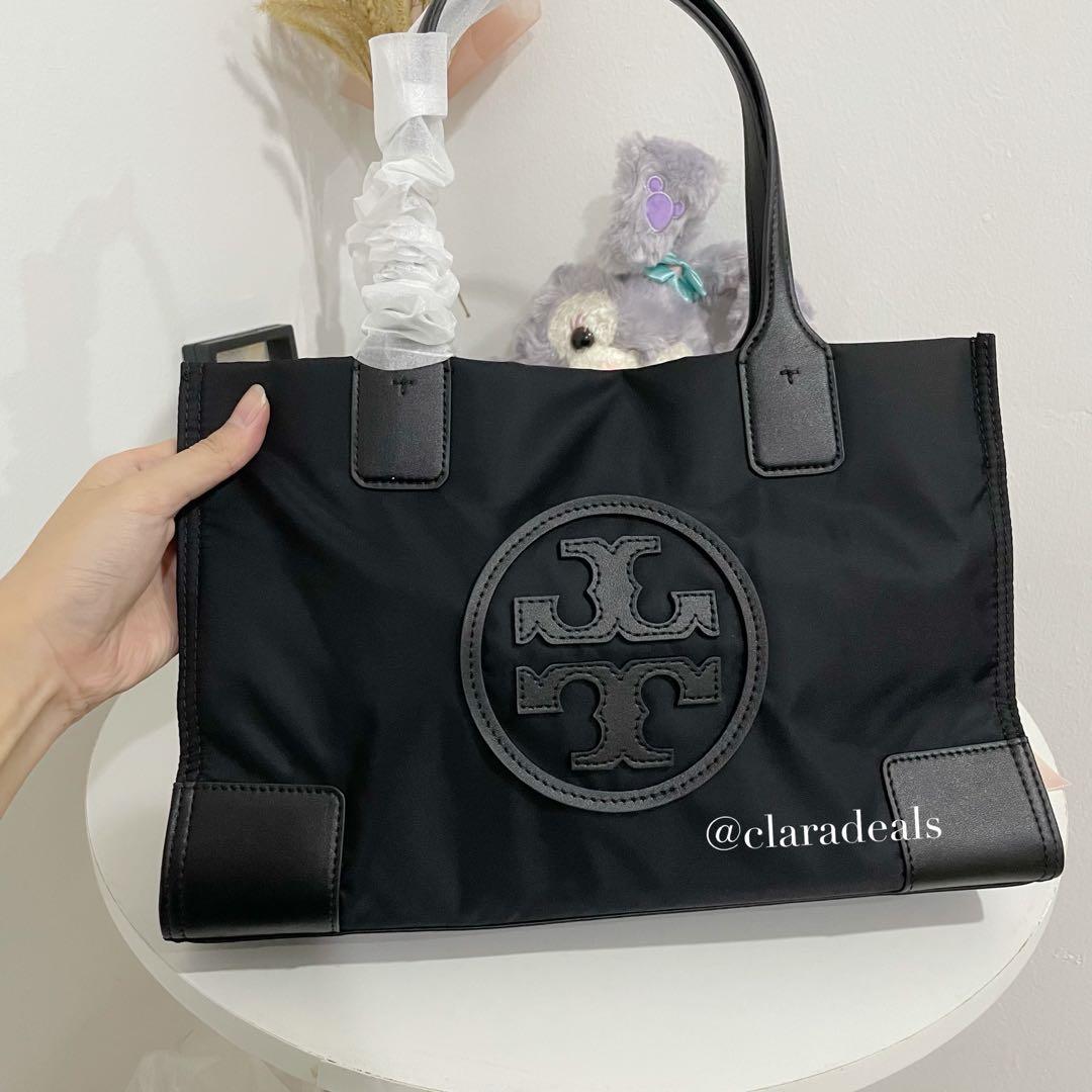 Tory burch deals ella tote size