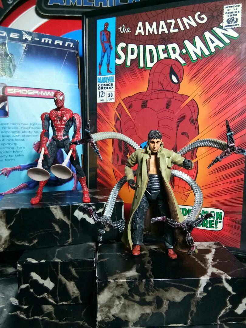 Toybiz Spider-Man 2 Tobey Maguire Web Blast Spiderman Vs. Doc Ock Doctor  Octopus 2-Pack Figure Toy Biz, Hobbies & Toys, Toys & Games on Carousell