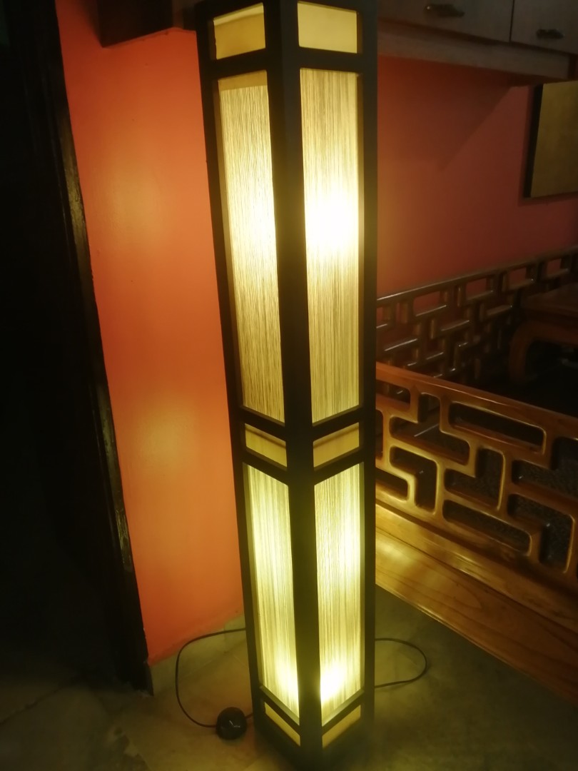 Unique Pillar Stand Lamp, Furniture & Home Living, Lighting & Fans