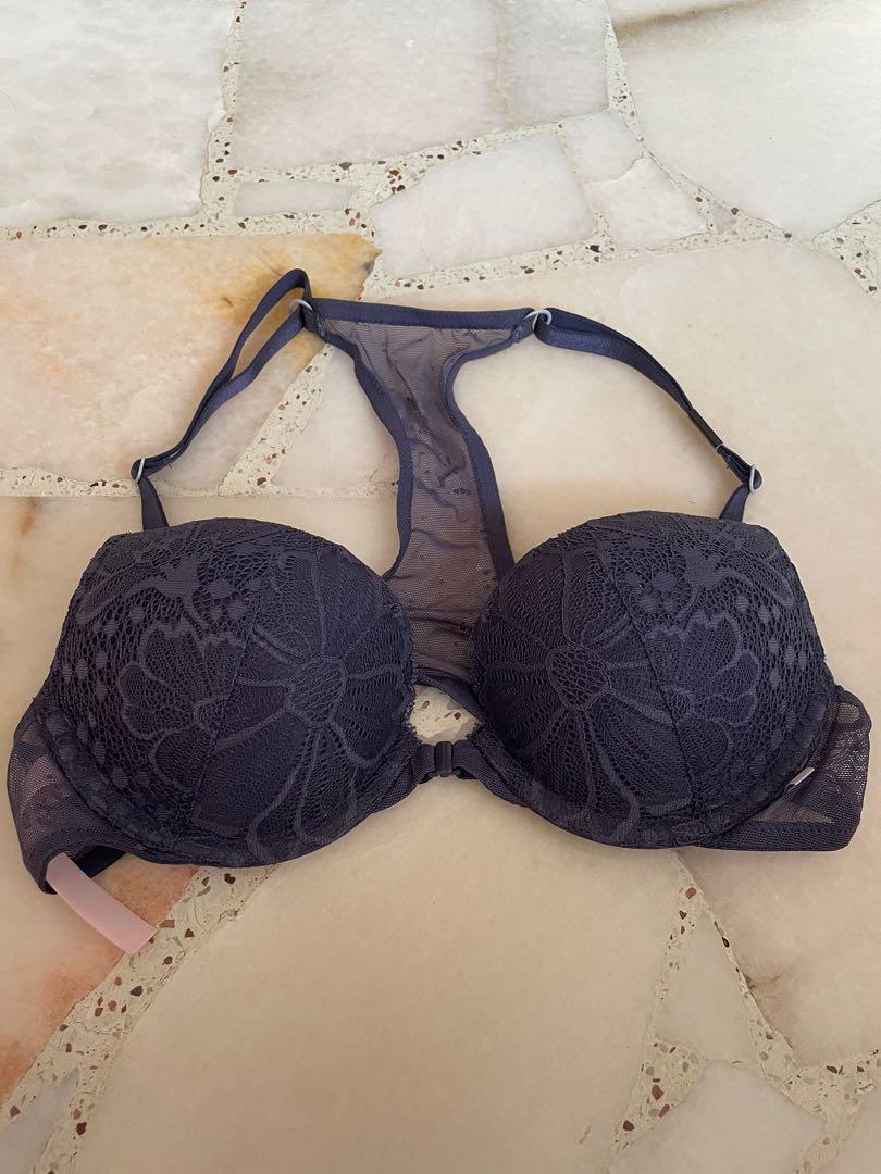 New with Tag - Victoria's Secret Very Sexy Push up Bra - Black w/ Nude  Lace- 32A
