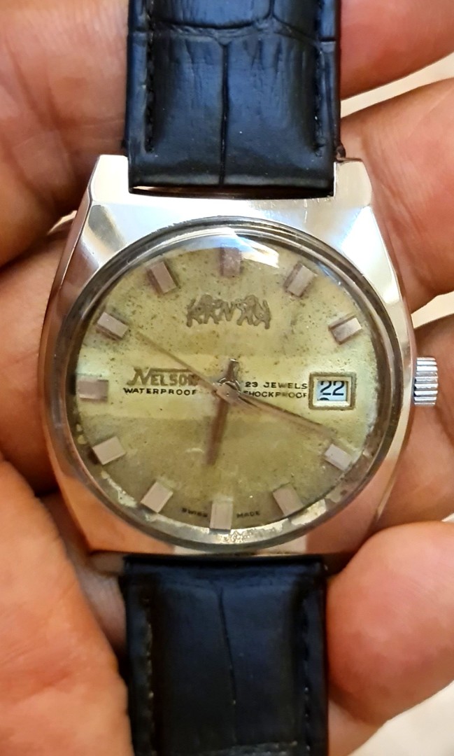 Lot Detail - Elvis Presley Owned Lord Nelson Swiss Wrist Watch with Leather  Band Given to His Cousin Patsy Presley