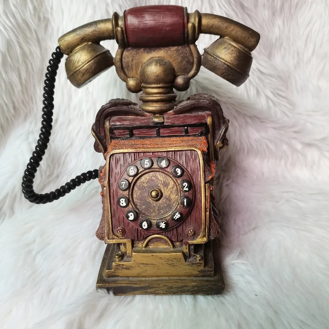Vintage telephone decor, Furniture & Home Living, Home Decor, Other