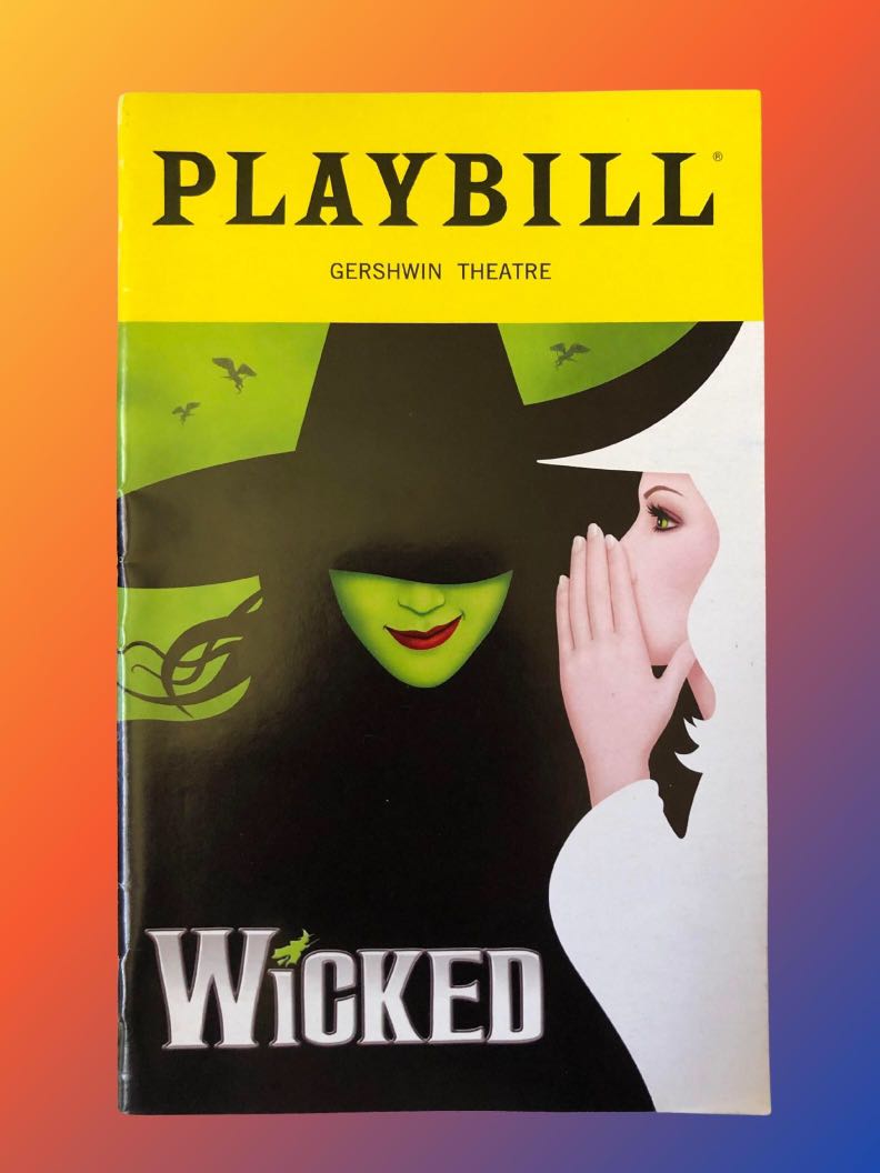 Wicked playbill, Hobbies &amp; Toys, Books &amp; Magazines, Magazines on Carousell