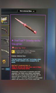 WTS Stiletto knife