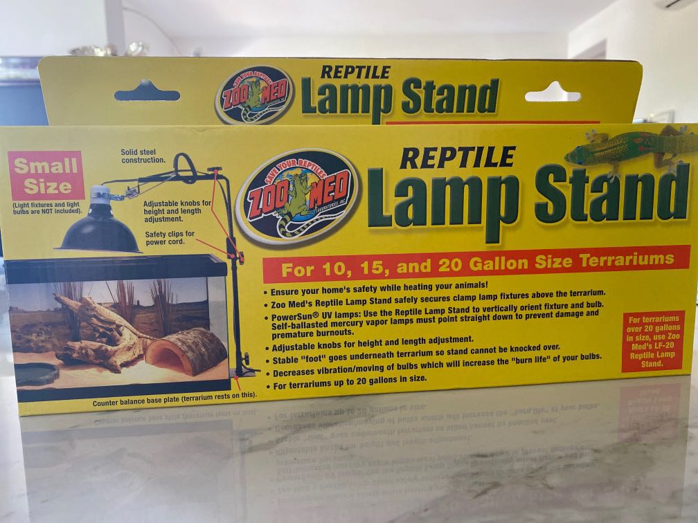 zoo med lamp stand