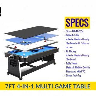 4-in-1 Multi 7ft Functional Table