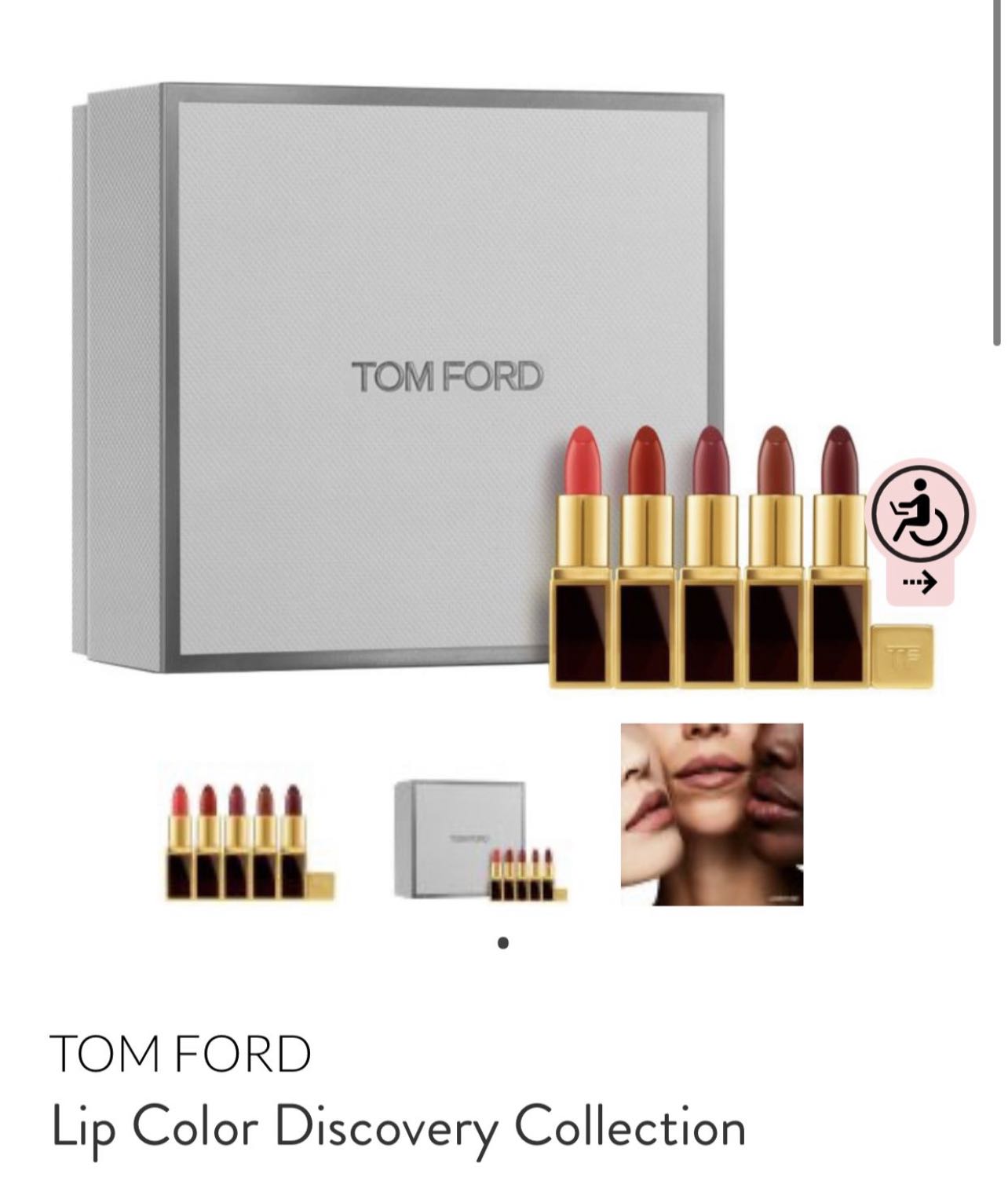 現貨/預訂- Tom Ford lip colour discovery collection 5色唇膏套裝聖誕禮物（正貨保證）, 美容＆化妝品,  健康及美容- 皮膚護理, 化妝品- Carousell