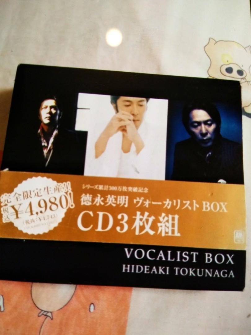 日版德永英明VOCALIST BOX 3 CD 限定版帶側紙, 興趣及遊戲, 音樂、樂器