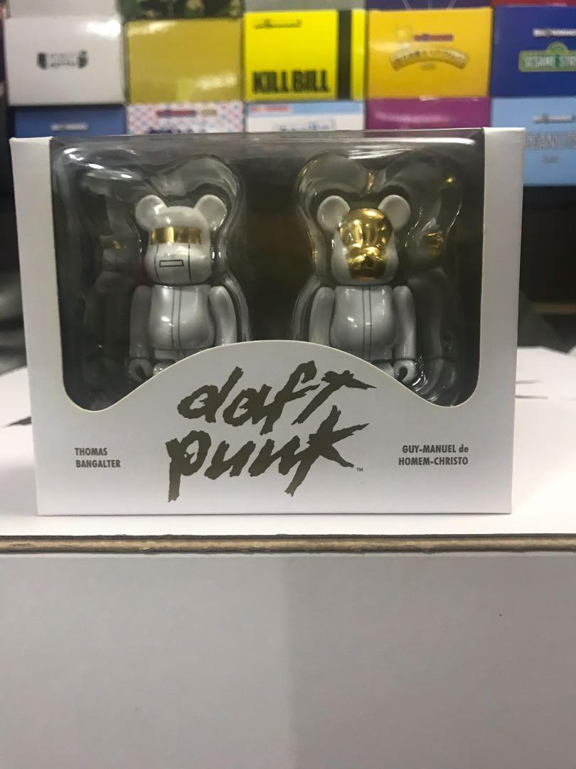 全新BE@RBRICK DAFT PUNK 白色（WHITE SUITS Ver.） 2 PACK GUY-MANUEL 