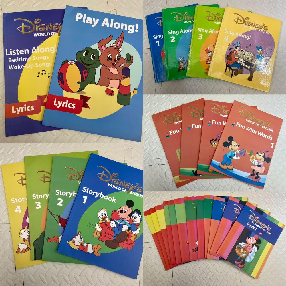 DWE 迪士尼美語Disney World of English 主要教材28本, 興趣及遊戲, 書 