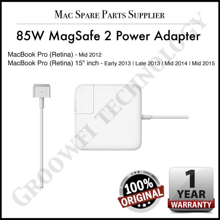 Chargeur Apple Magsafe 2 85W MacBook Pro 15 A1398 - A1434 - Apple