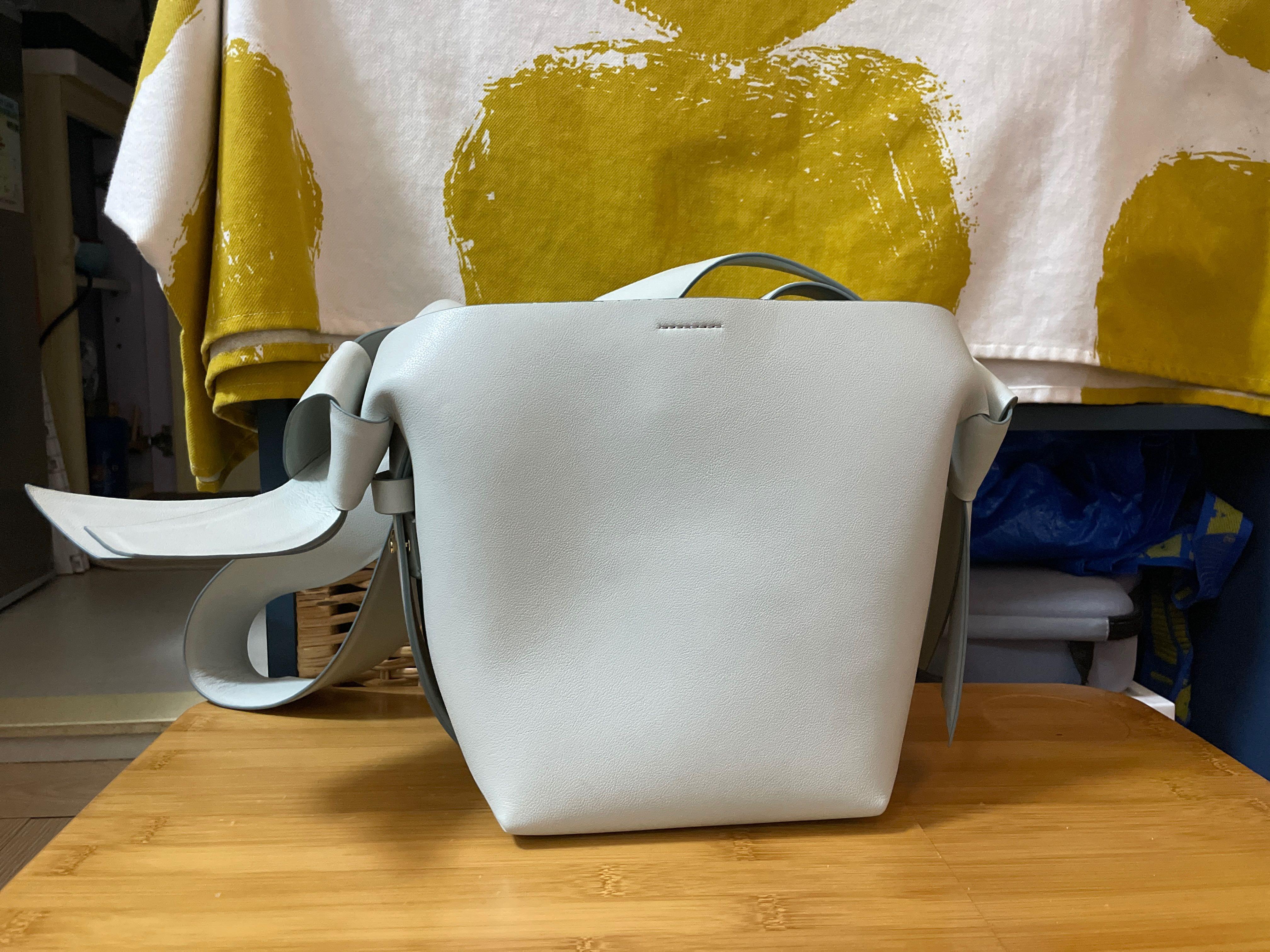 Acne Studios Light Blue/Beige Mini Messenger Bag