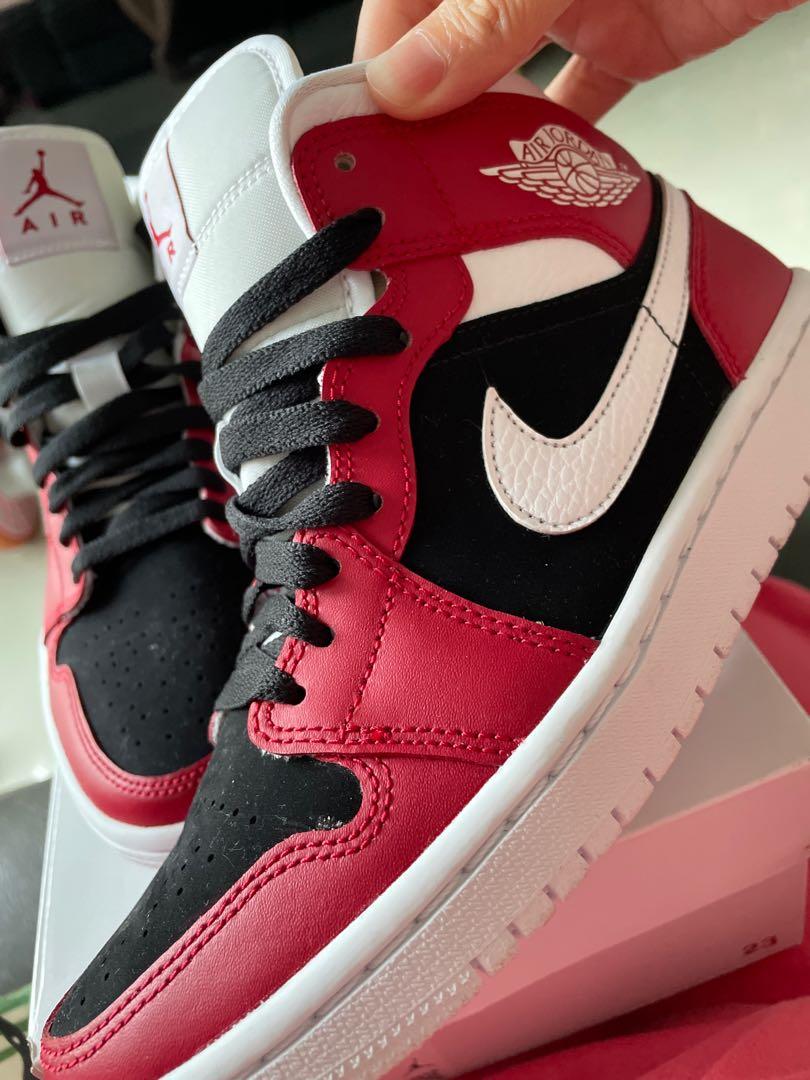 Air jordan 1 new arrivals red white mid