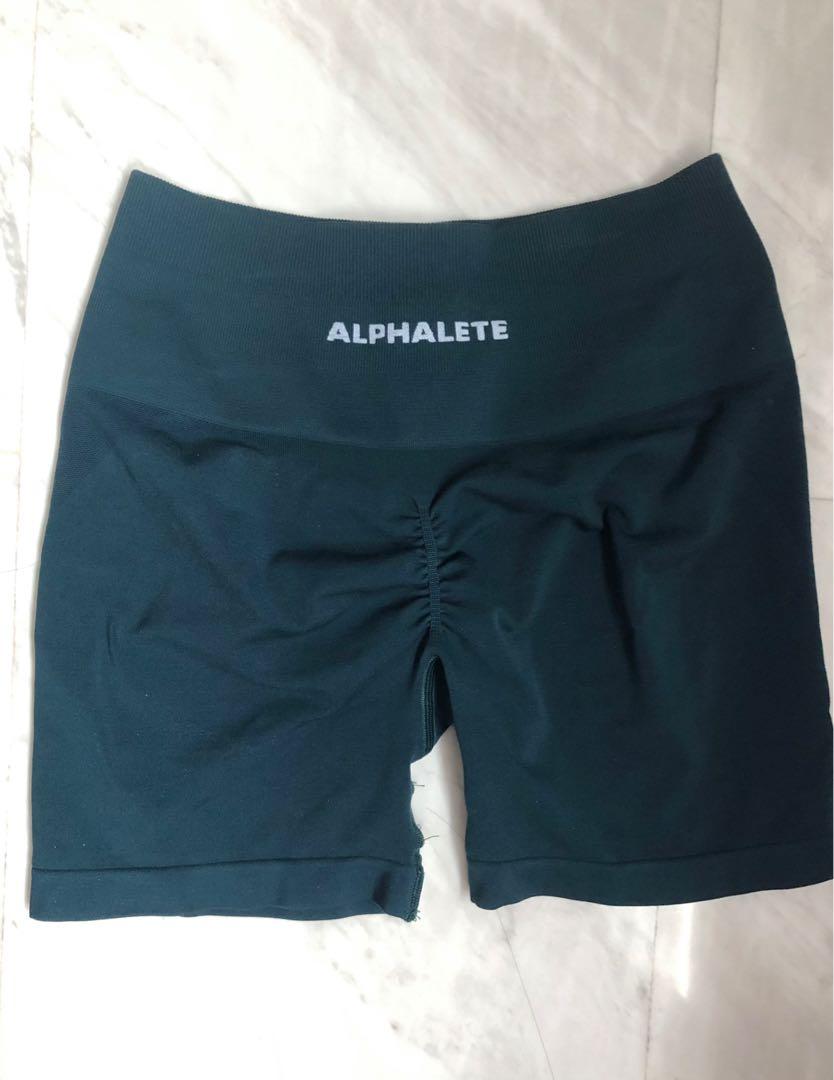 Alphalete Amplify Shorts (Teal) Size S, Women's Fashion