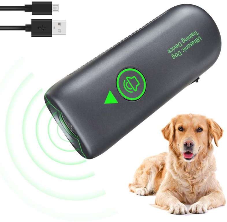 Ultrasonic Anti Bark Pet Dog  LED Train Repeller Control Trainer Device Puppy 