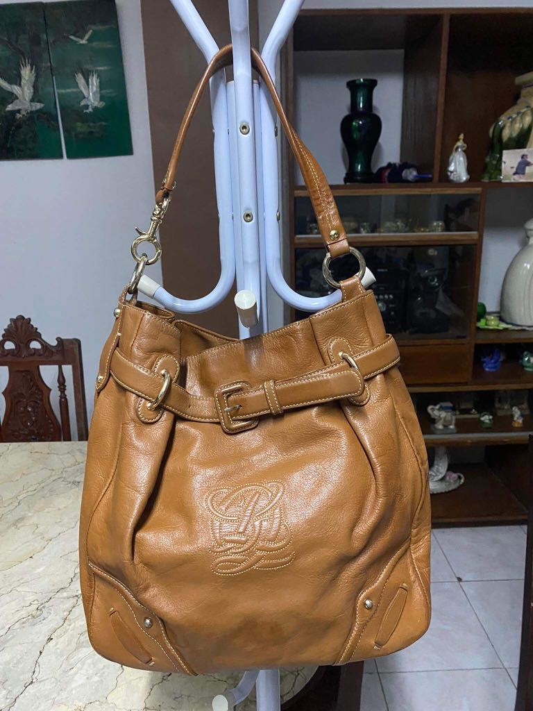 LOUIS QUATORZE Vintage 2 Way Leather Bag