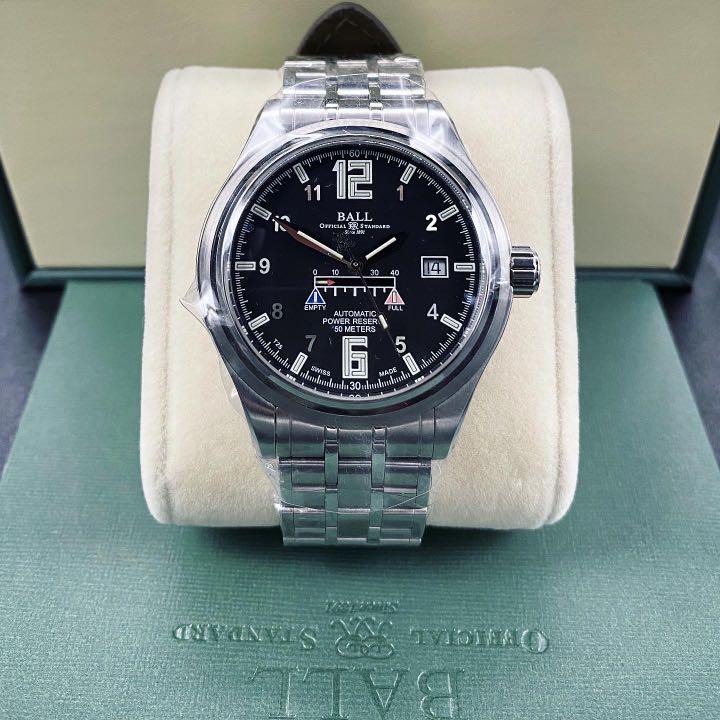 BALL TRAINMASTER (Category: Watches) located in Kuala Lumpur. Submitted by watches4world (Listing ID 1127424368, Image 1). Description: Brand New BALL TRAINMASTER “POWER RESERVED” 2 Years International Warranty Size : 40mm Case : SS Movement : ETA7750 Automatic Power Reserved : 42HR Crystal : Sapphire Crystal Bracelet : SS Bracelet Water Resistant : 50M Retail RM 12k Now Selling RM 7,800 Interested Please Whatapps ⬇️ https://wa.link/78yftr.