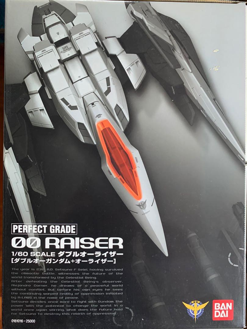Bandai Gundam 00 Raiser PG (Category: Gundam & Model Kits) located in Pasig City. Submitted by joeytanyag (Listing ID 1127366759, Image 3). Description: For Sale! Gundam PG Sealed Box! OO Raiser For faster transaction 09175525145.