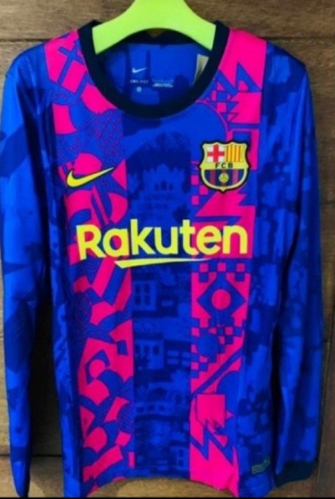 Barcelona 3rd kit long sleeve sales