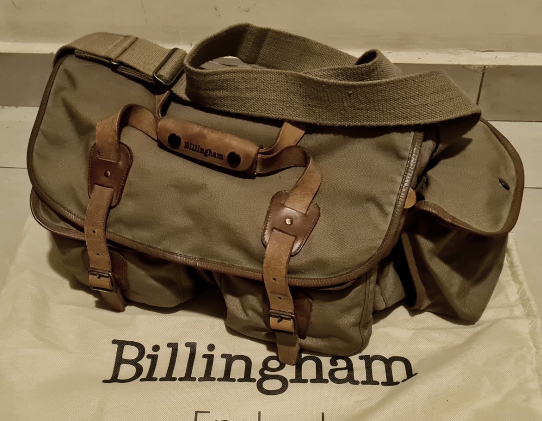 Billingham 550 Khaki Canvas Tan Leather
