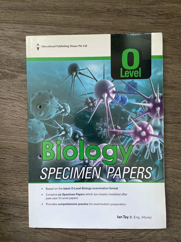 Biology o level specimen papers hobbies toys books magazines