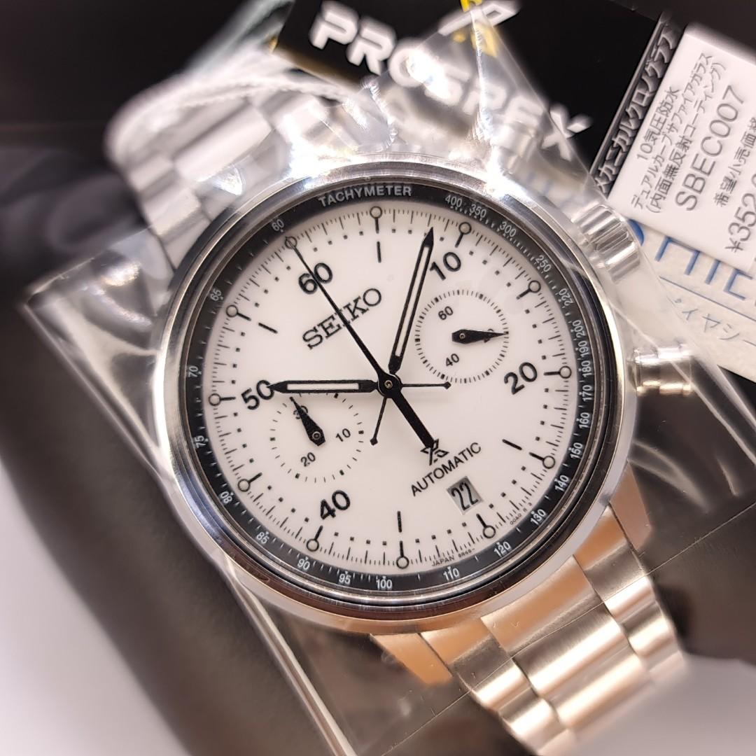 Brand New Seiko Prospex Speedtimer 1964 Mechanical Chronograph Re Creation Limited Edition 1000 Pcs SBEC007 SRQ035 SRQ035J SRQ035J1