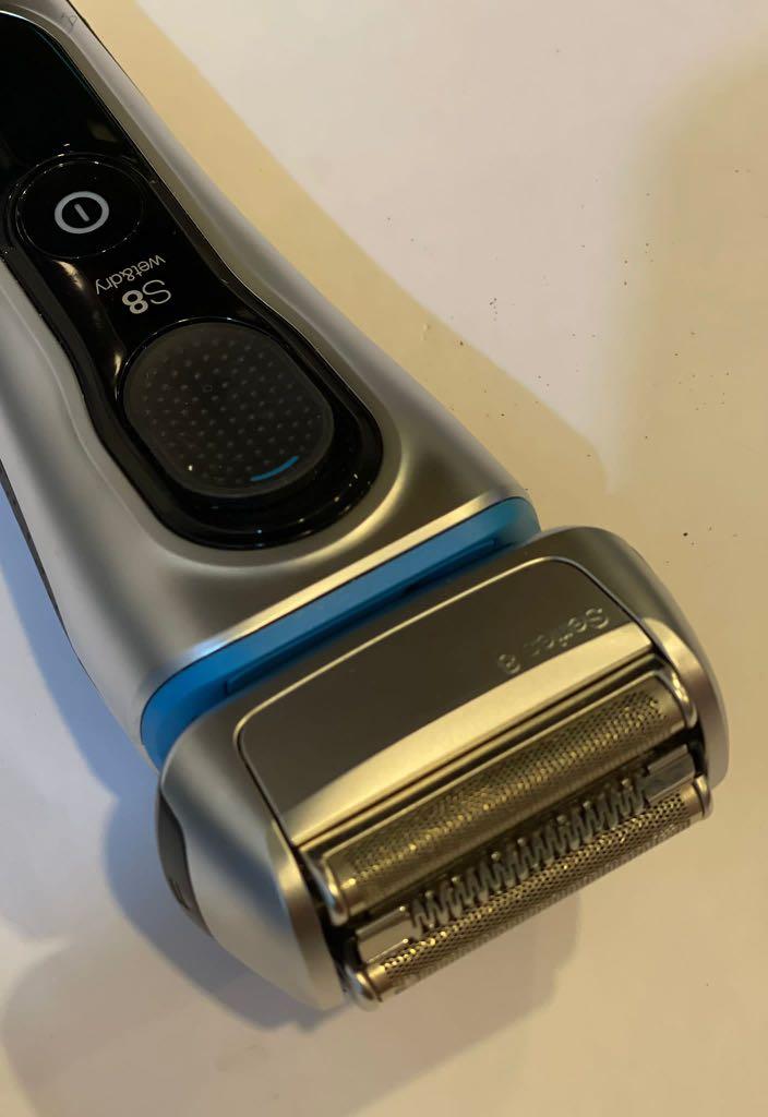 Braun Series 8 Electric Shaver, Wet And Dry - Silver - 8390CC