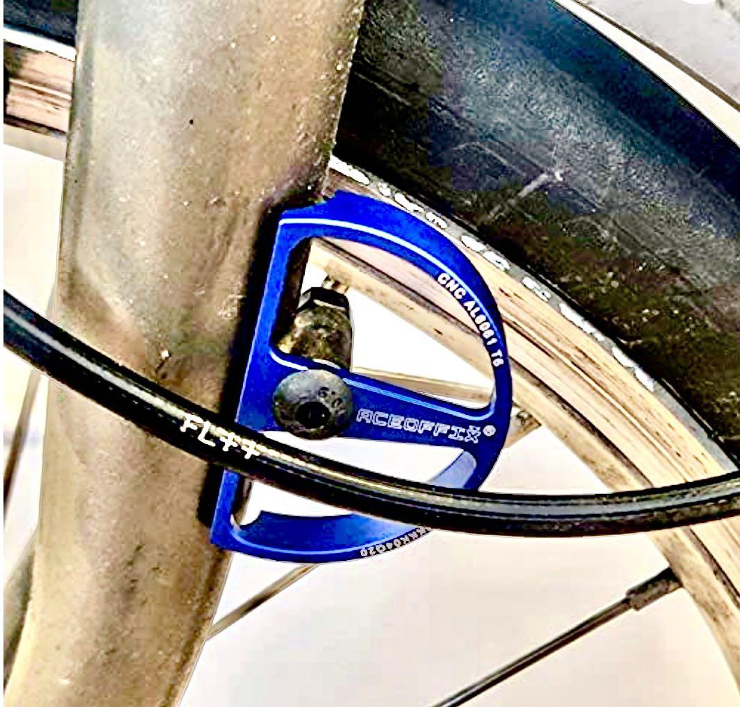 Brompton Bike Bicycle Brake Cable Mud Guard Front Fork Line Shield