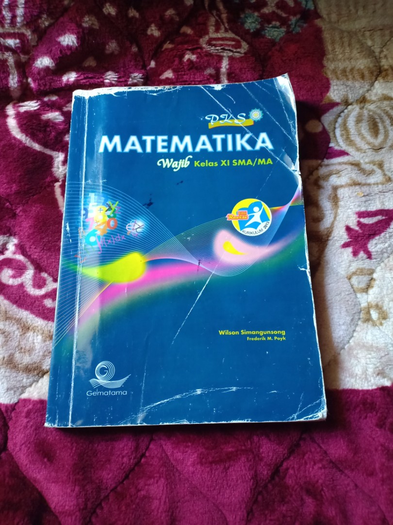 Buku Matematika Kelas Xi Sma Gematama Preloved Buku Alat Tulis Buku Di Carousell