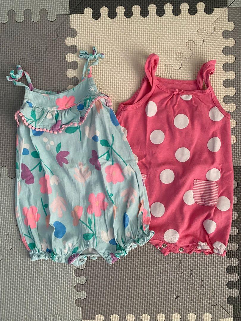 Carters rompers girl top