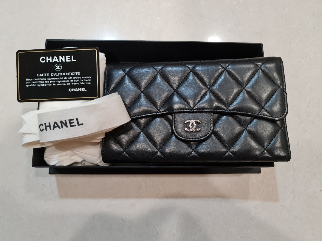Chanel Wallet Used, Luxury, Bags & Wallets on Carousell